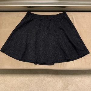 Black circle skirt